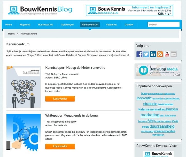 BIM visiedocument op bouwkennisblog.nl